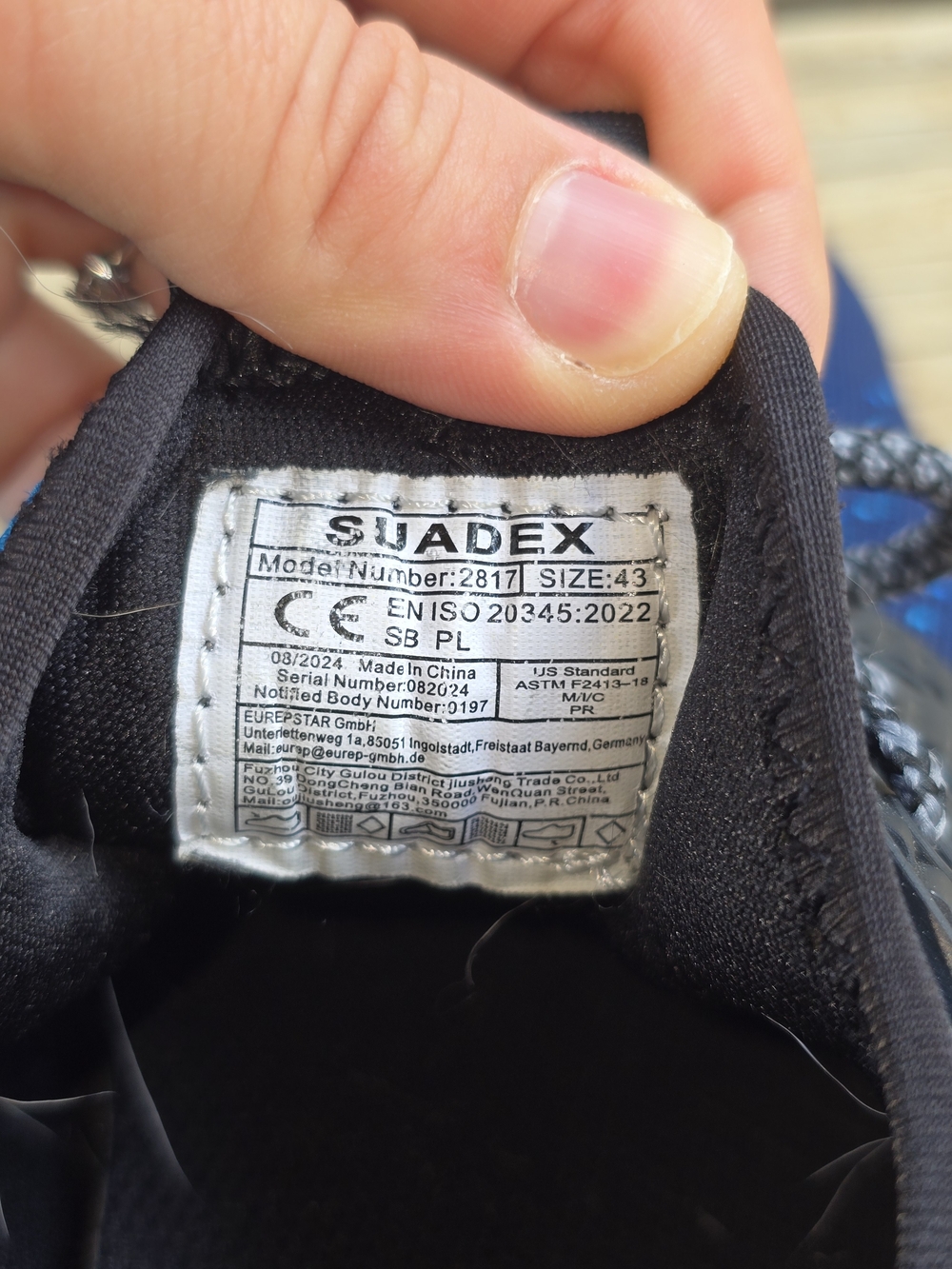 SUADEX Steel Toe Sneakers for Men - Picture 8 of 13